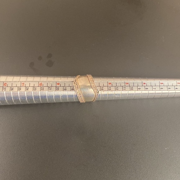 Sterling Silver Vintage Boho Spoon Ring 7 Stamped - Picture 11 of 12